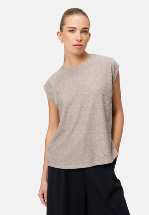 GLITZER MIT RUNDHALSAUSSCHNITT - T-Shirt print - french oak