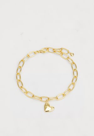 HEART CHARM BRACELET - Pulsera - gold-coloured