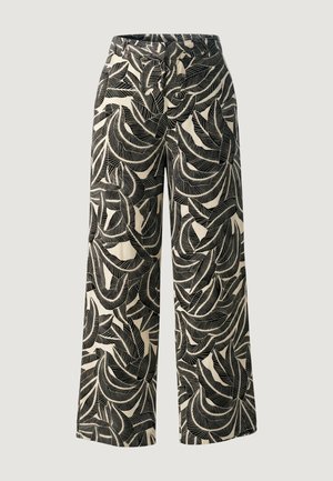 ONLY, ONLNOVA LIFE VIS PALAZZO PANT WVN 15264446 - Pantaloni - black-white