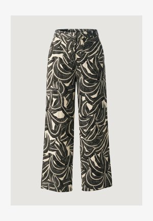 ONLY, ONLNOVA LIFE VIS PALAZZO PANT WVN 15264446 - Pantaloni - black-white