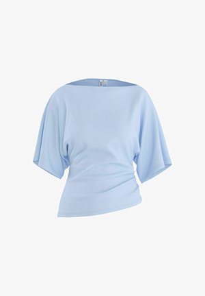 HYPEDROP, SHORT SLEEVED TOP HDYURI DRAPED - T-shirt print - ice water