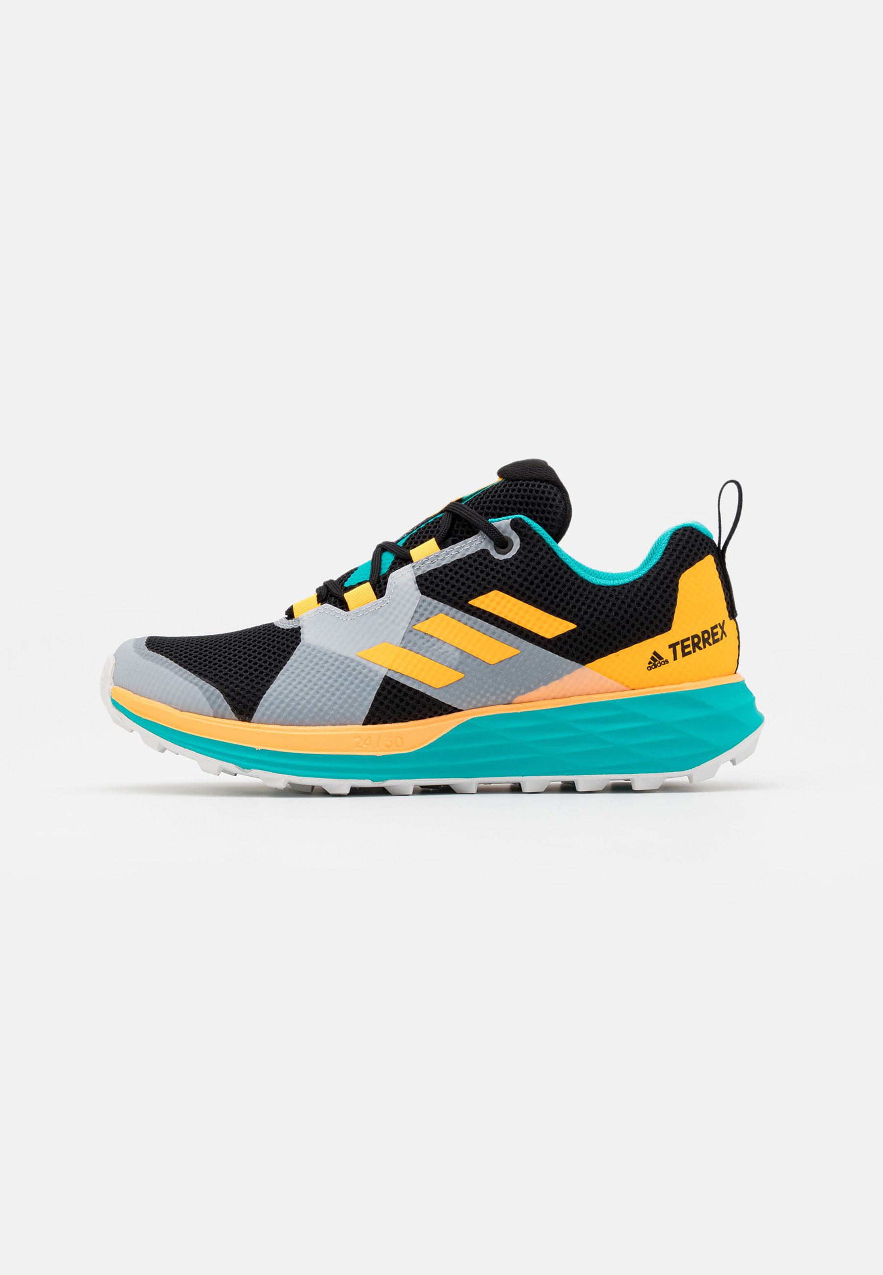 adidas Performance TERREX TWO LIGHTSTRIKE RUNNING SHOES - Trail running  shoes - hi-res aqua/core black/solar gold/turquoise - Zalando.de