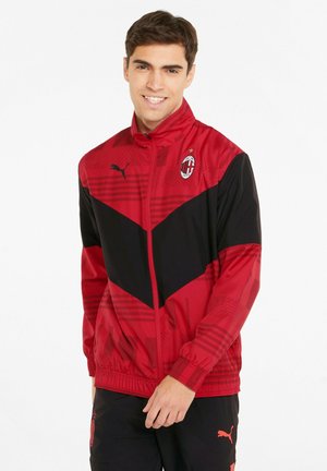 AC MAILAND PREMATCH - Training jacket - tango red/puma black