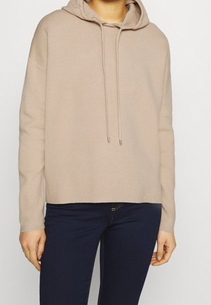 Felpa con cappuccio - beige