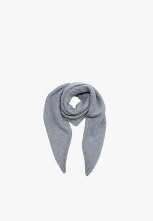 Faera, ELEGANTER DREIECKS-SCHAL UNIFARBEN WEICH UND WARM - Schal - grau