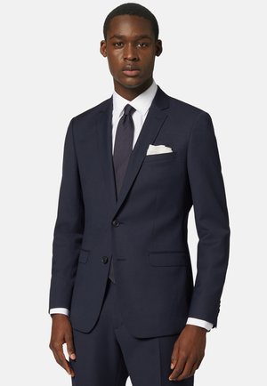 Boggi Milano MICRO PATTERNED STRETCH - Anzugsakko - navy blue