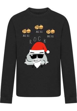 Top s dlhým rukávom - black