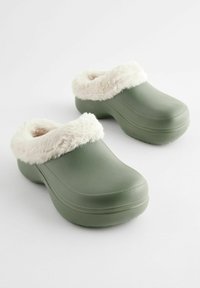 Next REGULAR FIT - Slip-on sandaler - khaki green