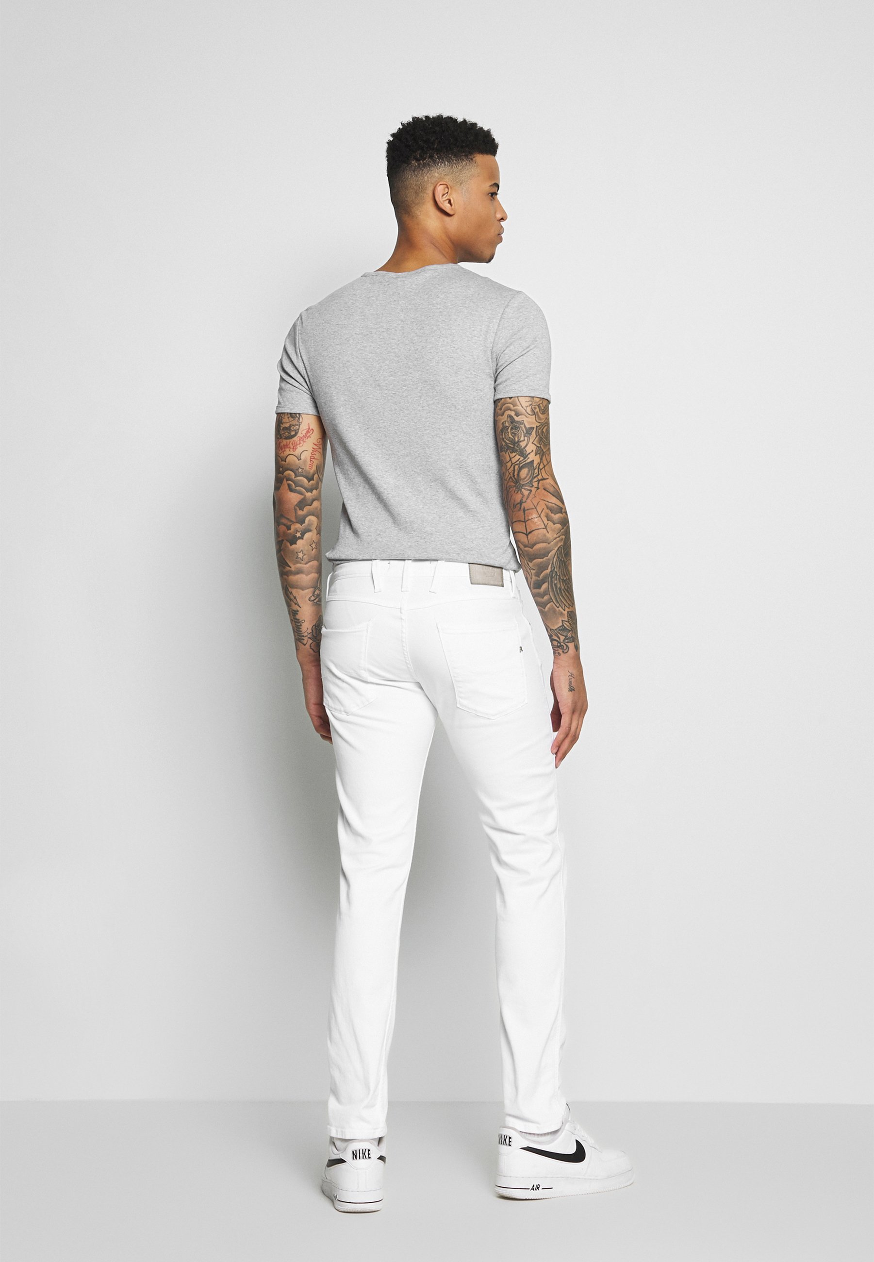 Replay ANBASS - Slim fit jeans - white 