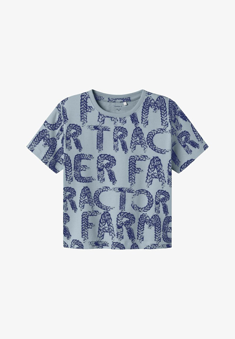 Name it REGULAR FIT - T-shirt con stampa - dusty blue