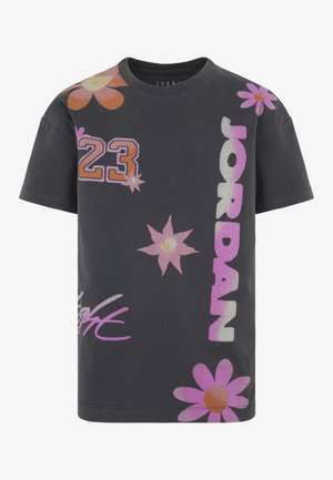 DELORIS JORDAN TEE - T-shirt con stampa - anthracite