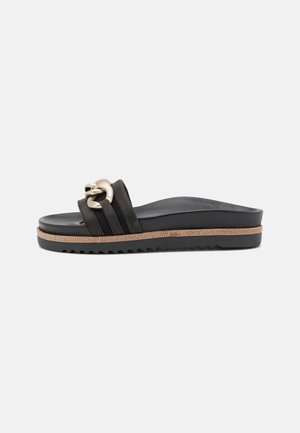 Pantolette flach - black