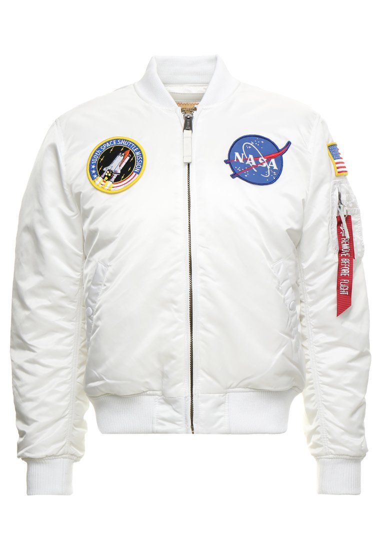 white nasa jacket