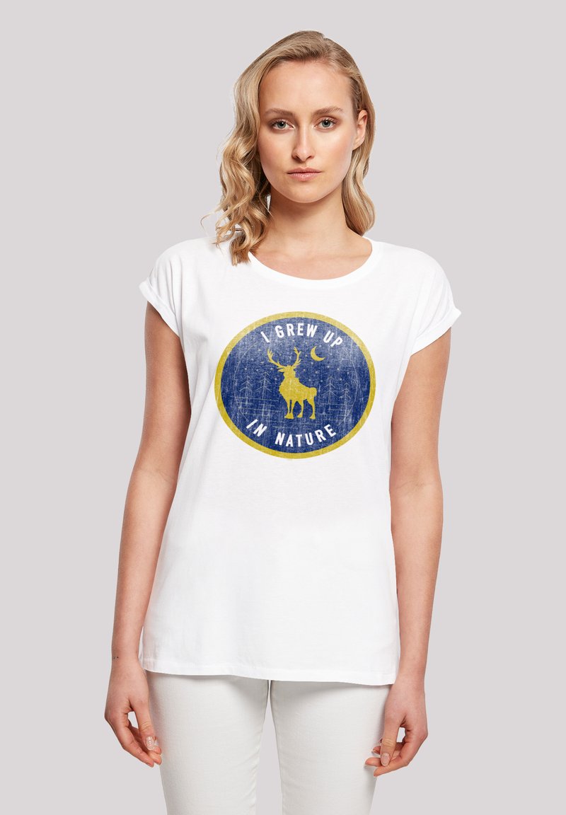 F4NT4STIC DISNEY FROZEN  SVEN I GREW UP IN NATURE - T-shirt z nadrukiem
