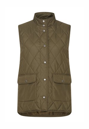 LENNI  - Waistcoat - dark olive