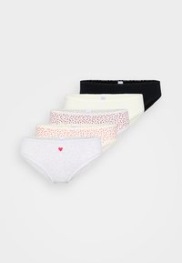 GIFTBOX LOVE 5 PACK - Kratke gaće - black/white/grey