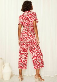 Friends Like These COLLAR BUTTON THROUGH CULOTTE REGULAR FIT - Jumpsuit - red