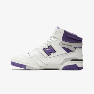 650 UNISEX - Sneakers alte - bianco e viola