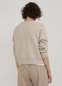 Calliope GIROCOLLO TAGLIO VIVO PBT  - Strickpullover - beige