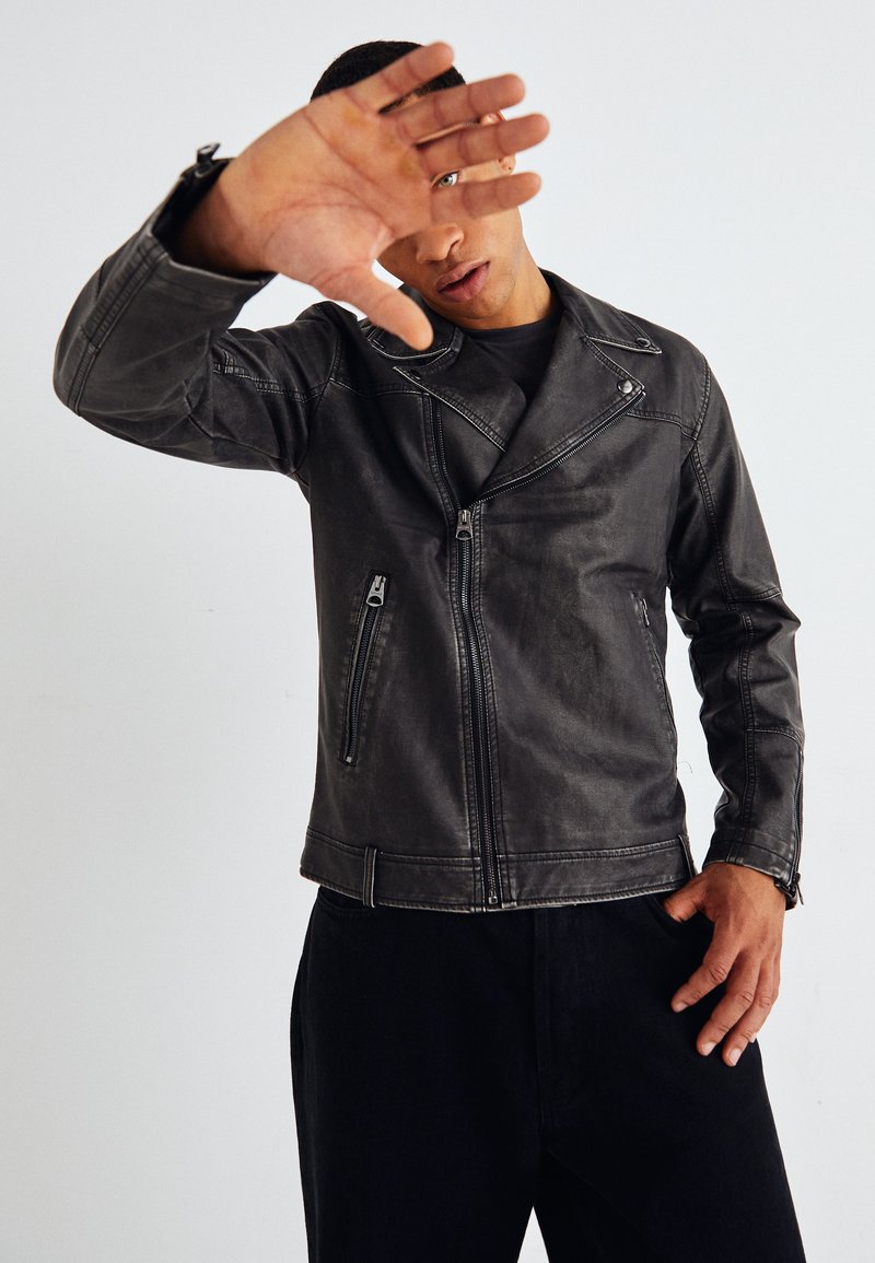 Only & Sons ONSLEE BIKER JACKET Faux leather jacket black Zalando.ie