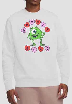 Disney, MIKE WAZOWSKI GOOGLY BEAR HEARTS - Sweatshirt - white