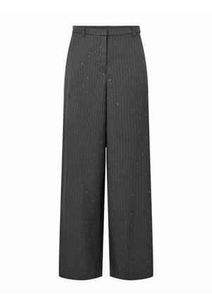 Pieces, PCFALKA PINSTRIPE PANTS - Pantalon classique - asphalt