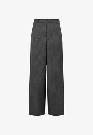 Pieces, PCFALKA PINSTRIPE PANTS - Pantalon classique - asphalt