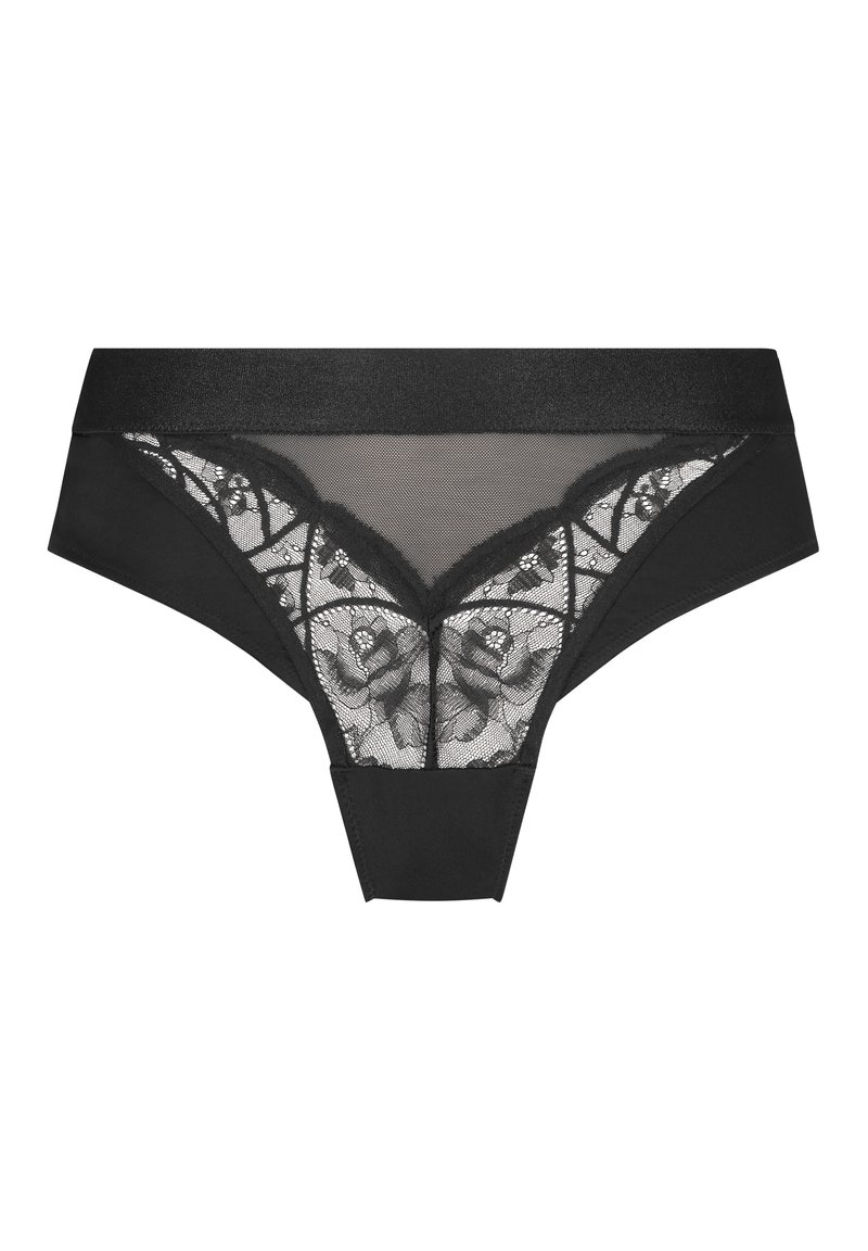Hunkemöller LUNA - Tanga - black/zwart - Zalando.be