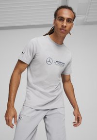 Puma LOGO - Tričko s potlačou - team silver