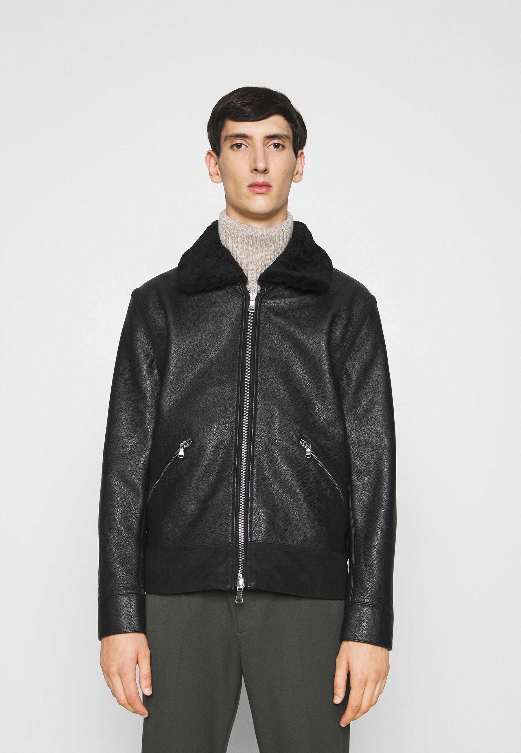 j lindeberg shearling jacket
