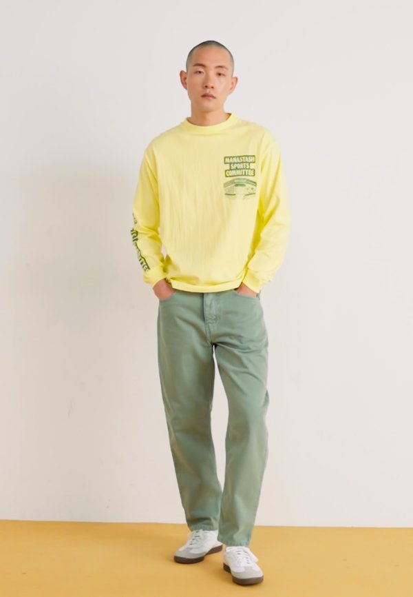 NEWEL PANT - Relaxed fit jeans - park stone dyed4