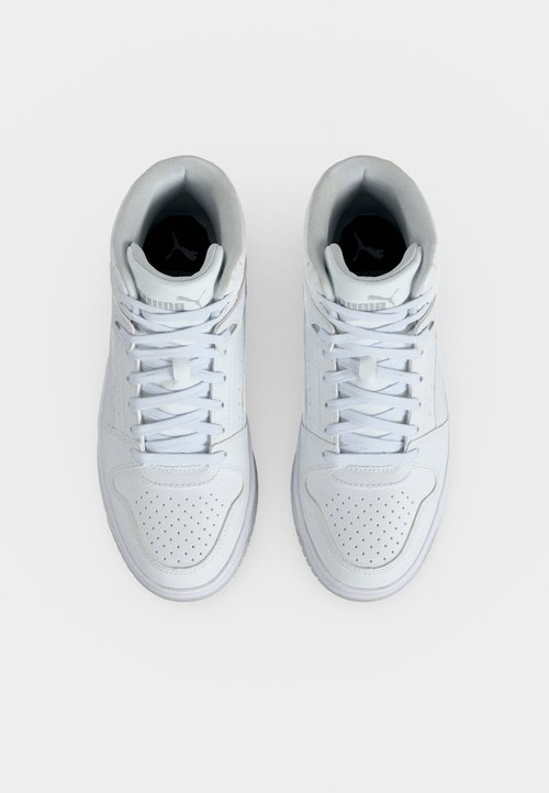 PUMA REBOUND SLAM MID JR UNISEX - High-top trainers - white/cool light gray/black — foto 5