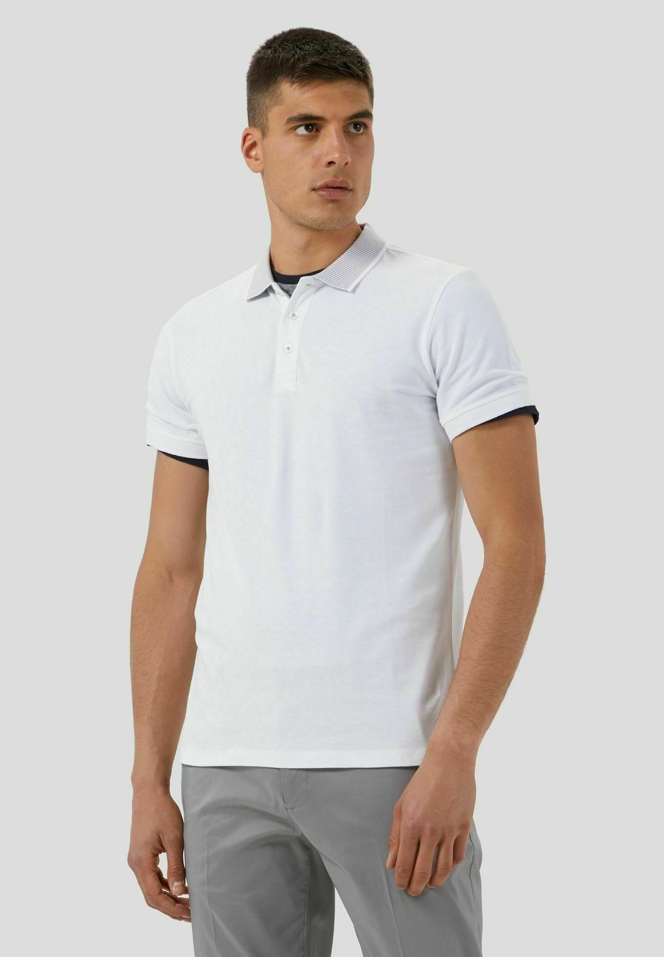 Conbipel WITH TIPPING - Polo - bianco - Zalando.it