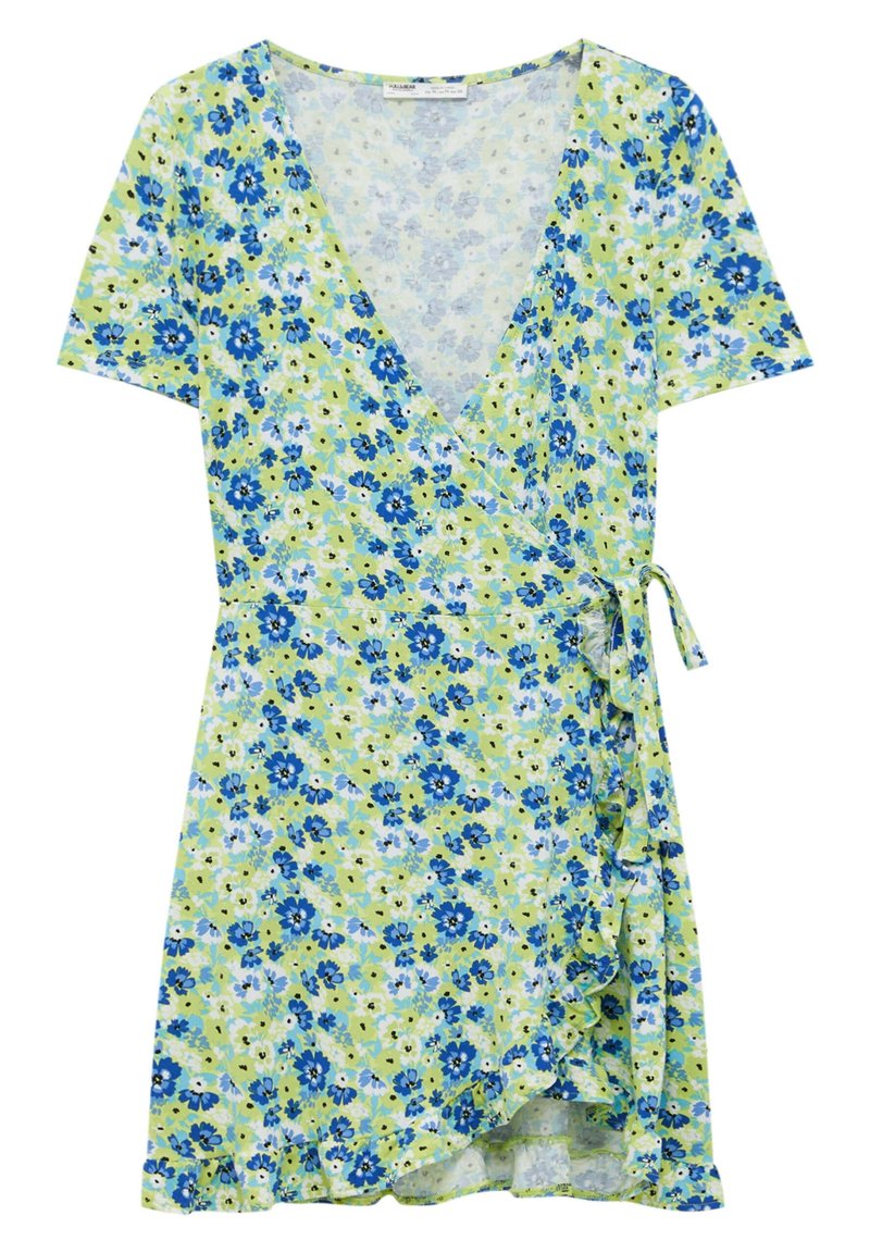 PULL&BEAR Day dress - green - (Pre-owned) - Zalando.ie