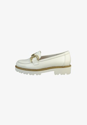 Gabor DAMEN  HALBSCHUHE LOAFER 45.246 WEISS 20 LATTE LEDER - Slipper - latte