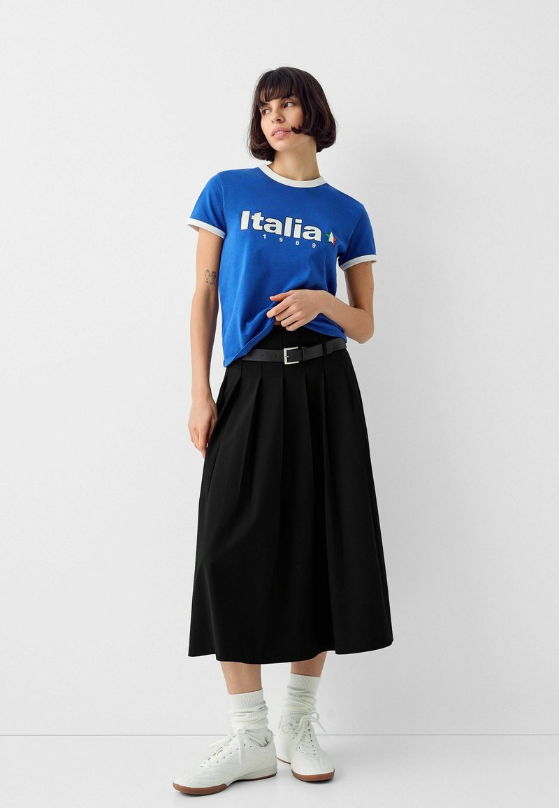 Bershka A-lijn rok zwart