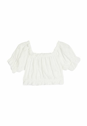 CROP - Bluse - white
