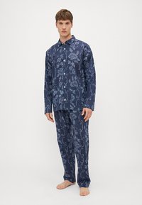 Desmond & Dempsey MENS POCKET - Πιτζάμες - dorothea navy