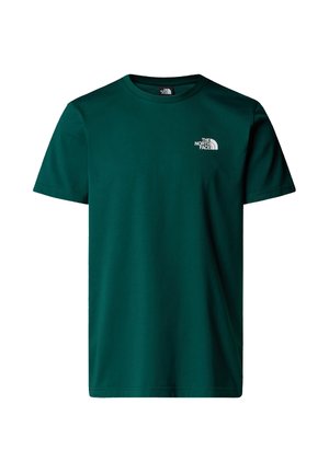 The North Face SIMPLE DOME TEE - T-shirt con stampa - hunter green