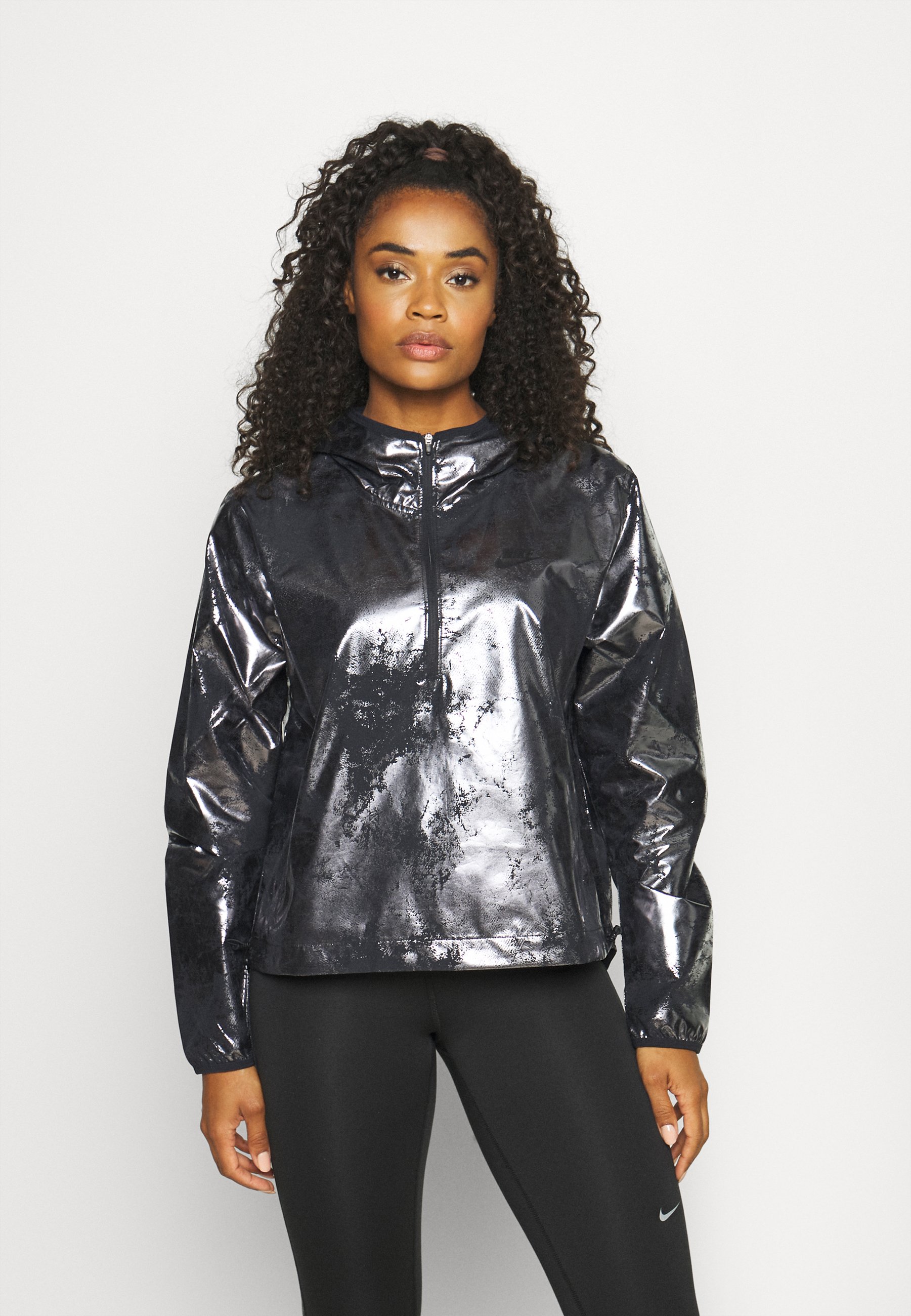 silver sports jacket