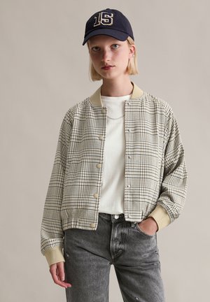 WOVEN OUTDOOR JACKETS, CHECK BOMBER - Μπουφάν τύπου bomber - offwhite_multi_02