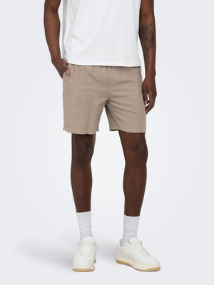 Only & Sons ONSTEL LATHAM - Rövidnadrágok - desert taupe