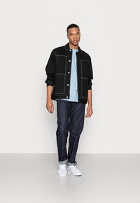 Carhartt WIP POCKET - T-shirt básica - frosted blue heather