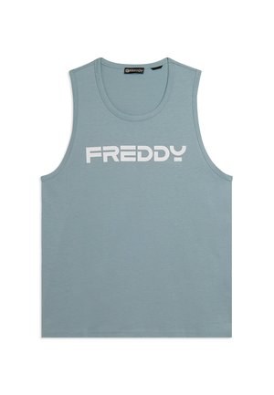 CON RETRO VOGATORE E LOGO  - Top - light blue