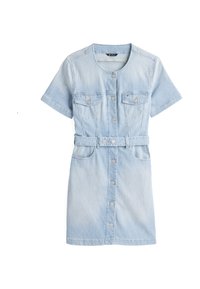 SLIM DRESS - Spijkerjurk - denim medium