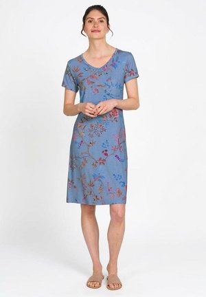 DJOY SHORT SLEEVE BODHI FLOWER - Nachtjapon - blue