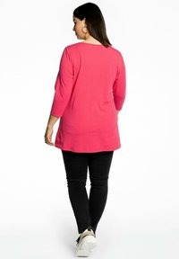 YOEK WITH BUTTONS - Longsleeve - pink