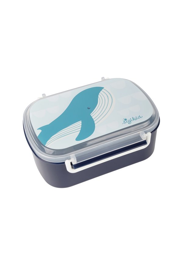 WAL - Brotdose - dunkelblau hellblau