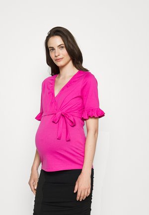 MAMALICIOUS MLHAZEL TESS - Βασικό μπλουζάκι - pink