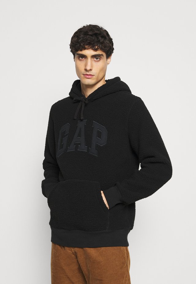 LOGO  - Sweat à capuche - true black